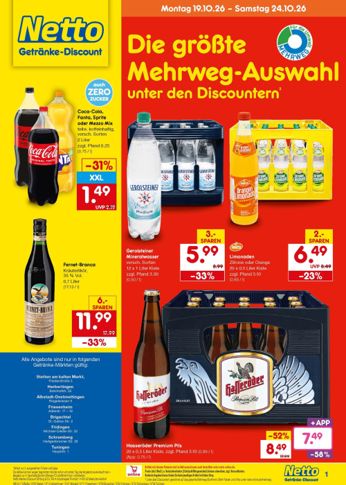 Getränkemarkt in deiner Nähe