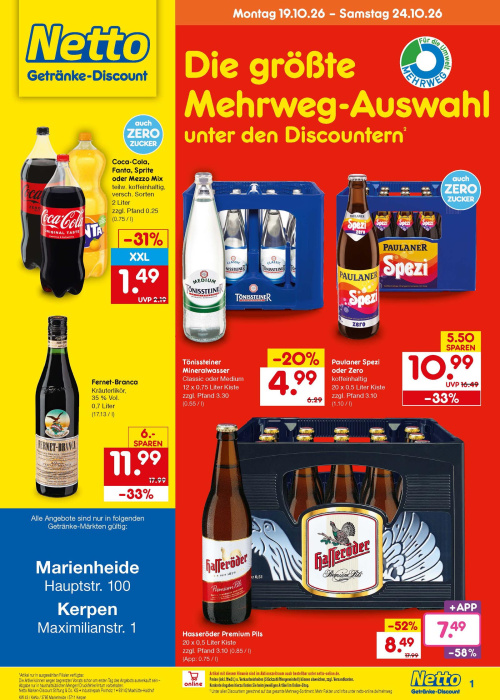 Getränkemarkt in deiner Nähe