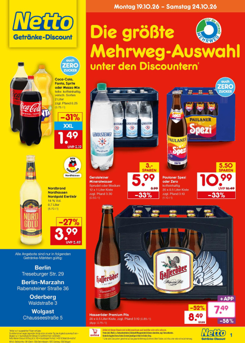 Getränkemarkt in deiner Nähe