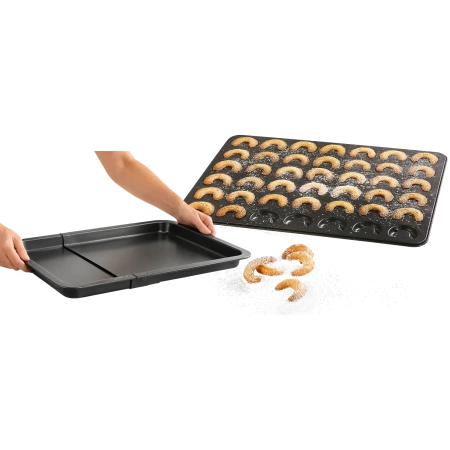 Ausziehbares Backblech oder Vanillekipferlblech