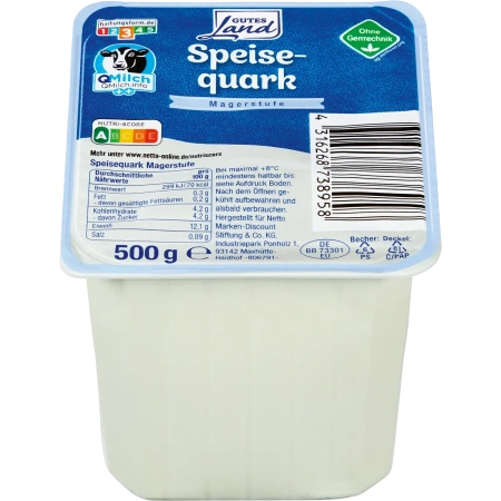 Speisequark Magerstufe