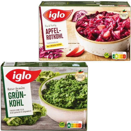 iglo Grünkohl oder Rotkohl