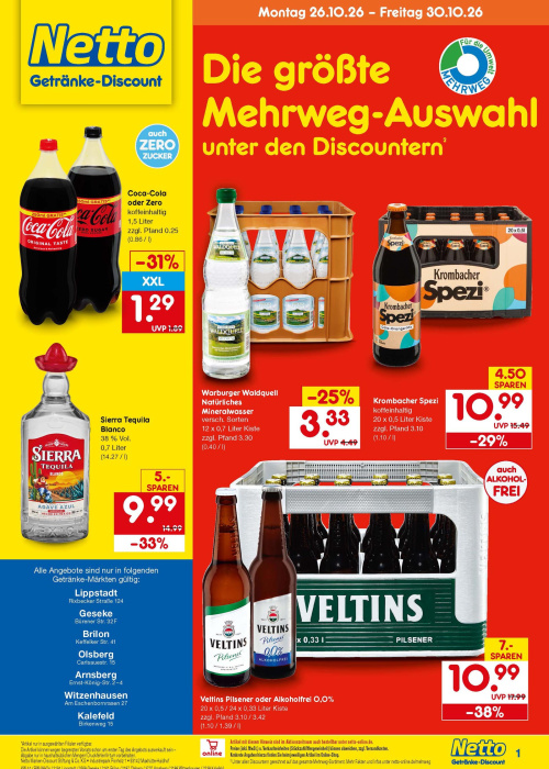 Getränkemarkt in deiner Nähe