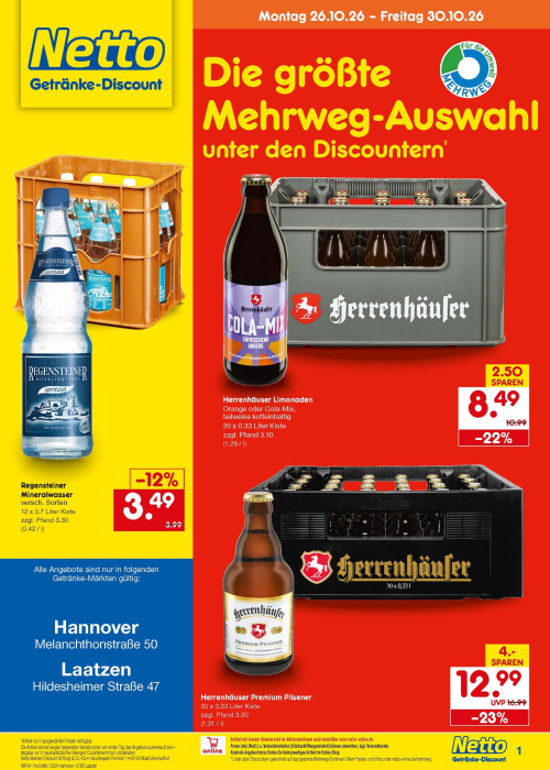 Getränkemarkt in deiner Nähe