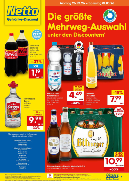 Getränkemarkt in deiner Nähe