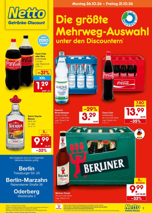Getränkemarkt in deiner Nähe