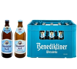 Benediktiner Hell oder Alkoholfrei