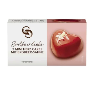 GD Erdbeer Sahne Dessert Herz