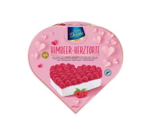 Himbeer-Herztorte