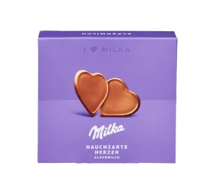 Milka Pralinés oder hauchzarte Herzen