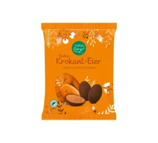 Blätter Krokant-Eier