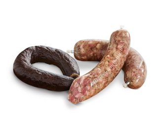 Thüringer Touristenspeckwurst oder Sülzwurst