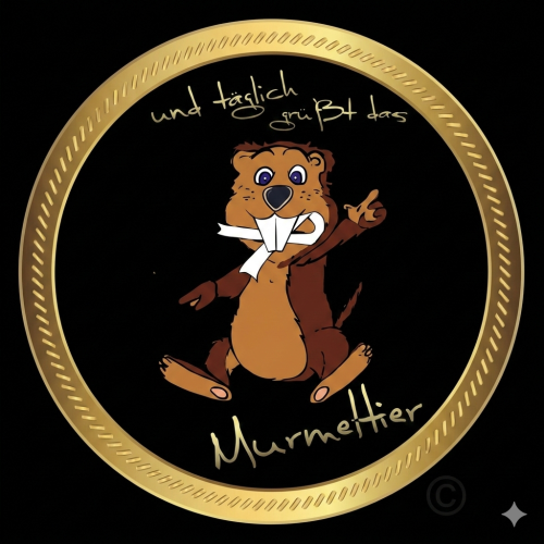 Logo Und täglich grüßt das Murmeltier e. V.