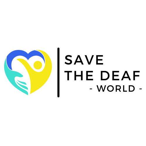 Logo save the deaf e. V.