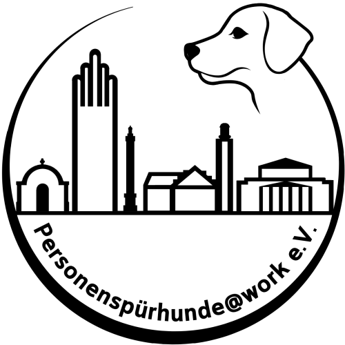 Logo Personenspürhunde@work e. V.