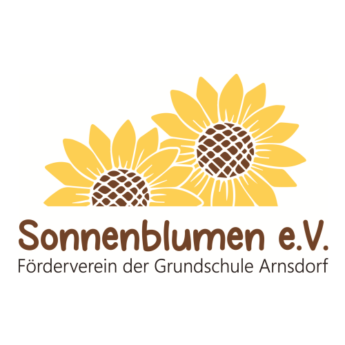 Logo Sonnenblumen e. V. Förderverein der Grundschule Arnsdorf