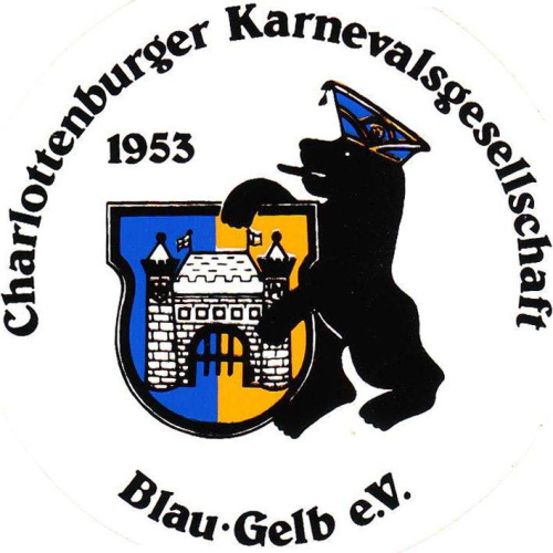 Logo Charlottenburger Karnevalsgesellschaft "Blau-Gelb" e. V.