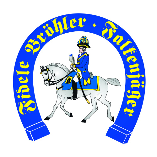 Logo Fidele Pänz und Fidele Jugend der Fidele Bröhler Falkenjäger