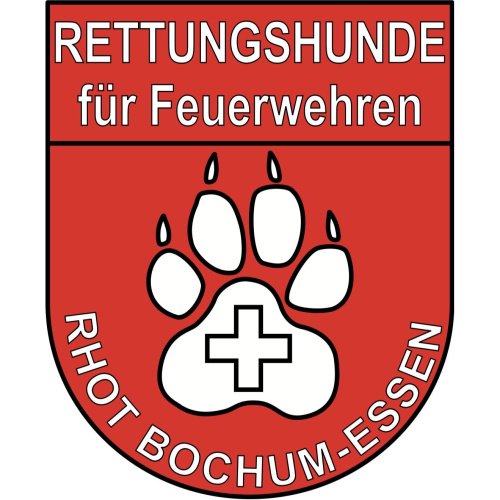 Logo Rettungshunde für Feuerwehren - RHOT Bochum und Essen e. V.