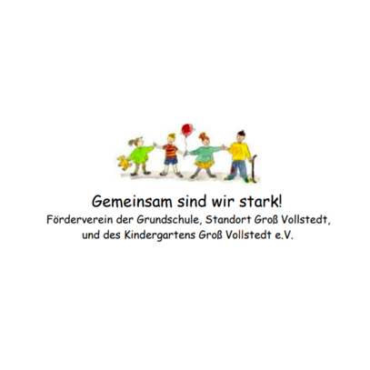 Logo Förderverein der Grundschule und des Kindergartens Groß Vollstedt e. V.